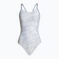 Einteiliger Badeanzug Damen TYR Whiteout Camo Cutoutfit weiß CWCM_1_28