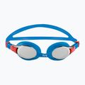 TYR Schwimmbrille für Kinder Swimple Metallized silber/blau 2