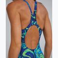 Damen-Einteiler Badeanzug TYR Thresher Open Back Hyperblitz blue/green 6
