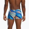 Schwimm Boxershorts Herren TYR Durafast Elite Riptidal Square Leg teal/orange 2