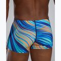 Schwimm Boxershorts Herren TYR Durafast Elite Riptidal Square Leg teal/orange 6