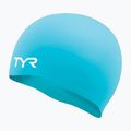 Schwimmkappe Kinder TYR Wrinkle-Free Silicone turquoise