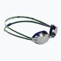 Schwimmbrille TYR Blackops 140 Ev Racing verspiegelt navy/lime