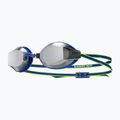 Schwimmbrille TYR Blackops 140 Ev Racing verspiegelt navy/lime