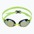 TYR Stealth-X Performance Verspiegelte Schwimmbrille in Limette 2