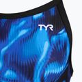Einteiliger Damen-Badeanzug TYR Durafast Elite Waveform Diamondfit blue 3