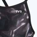 Einteiliger Damen-Badeanzug TYR Durafast Elite Waveform Diamondfit titanium 3