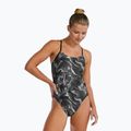 Einteiliger Damen-Schwimmanzug TYR Durafast Elite Waveform Cutoutfit titanium 4