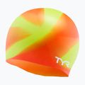 Badekappe TYR Multi-Color Silicone lime/multi