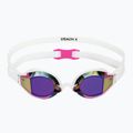 Schwimmbrille TYR Stealth-X Performance Mirrored pink/white 2