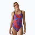 Damen-Einteiler Badeanzug Tyr Cutoutfit Hodori orange/purple