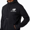 Herren New Balance Essentials Stacked Full Schwarz Sweatshirt 3