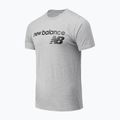 Herren New Balance Classic Core Logo grau T-shirt
