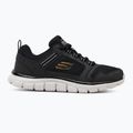 SKECHERS Track Knockhill Herrenschuhe schwarz/gold 2