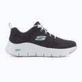 Damen Trainingsschuhe SKECHERS Arch Fit Comfy Wave schwarz/lavendel 2