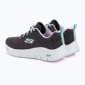 Damen Trainingsschuhe SKECHERS Arch Fit Comfy Wave schwarz/lavendel 3