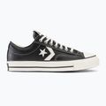 Converse Star Player 76 Fall Leder Turnschuhe A06204C schwarz/vintage weiß/silber 2