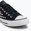 Chuck Taylor All Star Studded schwarz/silbern/weiß Kinderturnschuhe 7