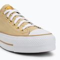 Converse Damen Turnschuhe Chuck Taylor All Star Lift Platform Herringbone Stripe Utility sunflower/trek tan 7