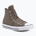 Sneaker Converse Chuck Taylor All Star Faux Leather Hi classic taupe/dark matter