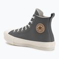 Damen-Sneaker Converse Chuck Taylor All Star EVA Lift Platform Leather sharkskin/warm quarry/egret 3