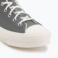 Damen-Sneaker Converse Chuck Taylor All Star EVA Lift Platform Leather sharkskin/warm quarry/egret 7
