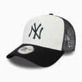 New Era Team Block Trucker Cap NYY schwarz/weiß 2