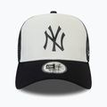 New Era Team Block Trucker Cap NYY schwarz/weiß 3