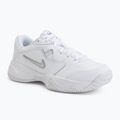 Nike Court Lite 2 Jr Kinder-Tennisschuhe white/metallic silver