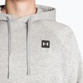 Herren Under Armour Rival Hoodie mod grau hell heather/schwarz Sweatshirt 5