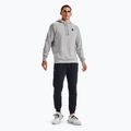 Herren Under Armour Rival Hoodie mod grau hell heather/schwarz Sweatshirt 4