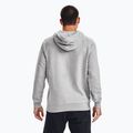 Herren Under Armour Rival Hoodie mod grau hell heather/schwarz Sweatshirt 6