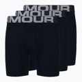 Under Armour Herren Charged Cotton 6 in 3 Pack Boxershorts schwarz UAR-1363617001