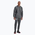 Männer unter Rüstung Ua Rival Terry Jogger Hose Pech grau Licht heather/onyx weiß 2