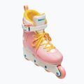 Damen Rollschuhe IMPALA Lightspeed Inline Skate rosa gelb 2