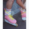 Damen Rollschuhe IMPALA Lightspeed Inline Skate rosa gelb 7