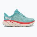Damen Laufschuhe HOKA Clifton 8 Wide aquarell/eierschalenblau 2