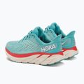 Damen Laufschuhe HOKA Clifton 8 Wide aquarell/eierschalenblau 3