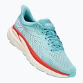 Damen Laufschuhe HOKA Clifton 8 Wide aquarell/eierschalenblau 8