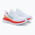 Damen Laufschuhe HOKA Mach 4 weiß/fiesta 4