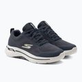 SKECHERS Go Walk Arch Fit Idyllic Herrenschuhe navy/weiß/gold 4