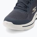 SKECHERS Go Walk Arch Fit Idyllic Herrenschuhe navy/weiß/gold 8