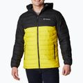 Columbia Powder Lite Hooded Herren Daunenjacke schwarz/gelb 1693931 11