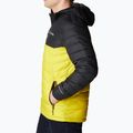 Columbia Powder Lite Hooded Herren Daunenjacke schwarz/gelb 1693931 12