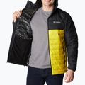 Columbia Powder Lite Hooded Herren Daunenjacke schwarz/gelb 1693931 14