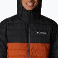 Columbia Powder Lite Hooded Orange/Schwarz Herren Daunenjacke 1693931 10