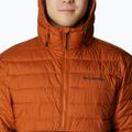 Columbia Powder Lite Anorak Herren Daunenjacke orange und schwarz 9