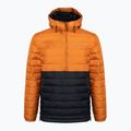 Columbia Powder Lite Anorak Herren Daunenjacke orange und schwarz
