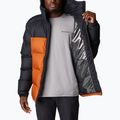 Columbia Pike Lake Hooded Herren Daunenjacke schwarz und orange 1738032 4