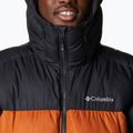 Columbia Pike Lake Hooded Herren Daunenjacke schwarz und orange 1738032 5